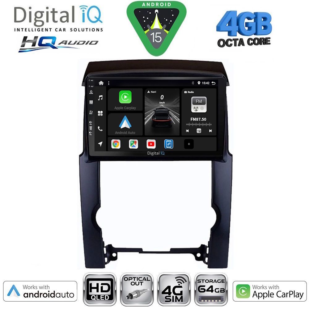 DIGITAL IQ BXK 19318_CPAA (10inc) MULTIMEDIA TABLET for KIA SORENTO mod. 2009-2014
