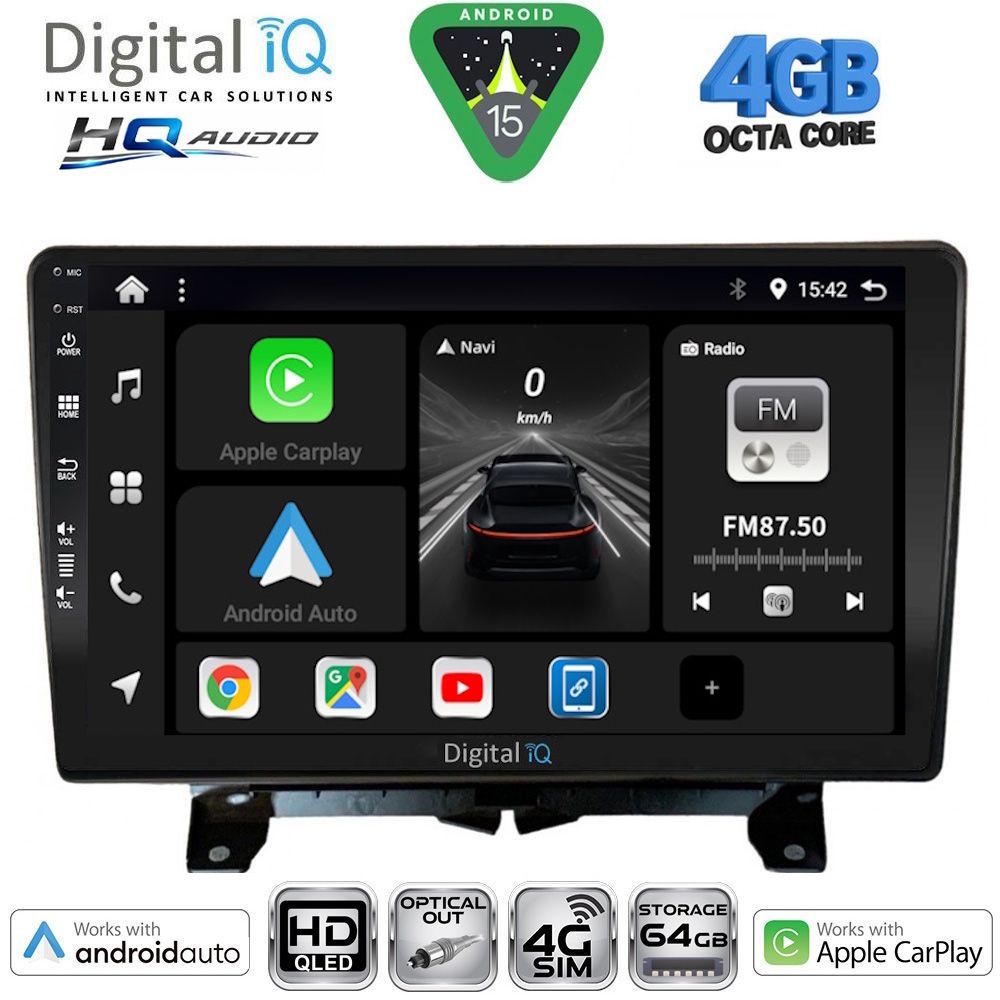 DIGITAL IQ BXK 19332_CPAA (9inc) MULTIMEDIA TABLET for LAND ROVER DISCOVERY 3 - RANGE ROVER SPORT mod. 2004-2009