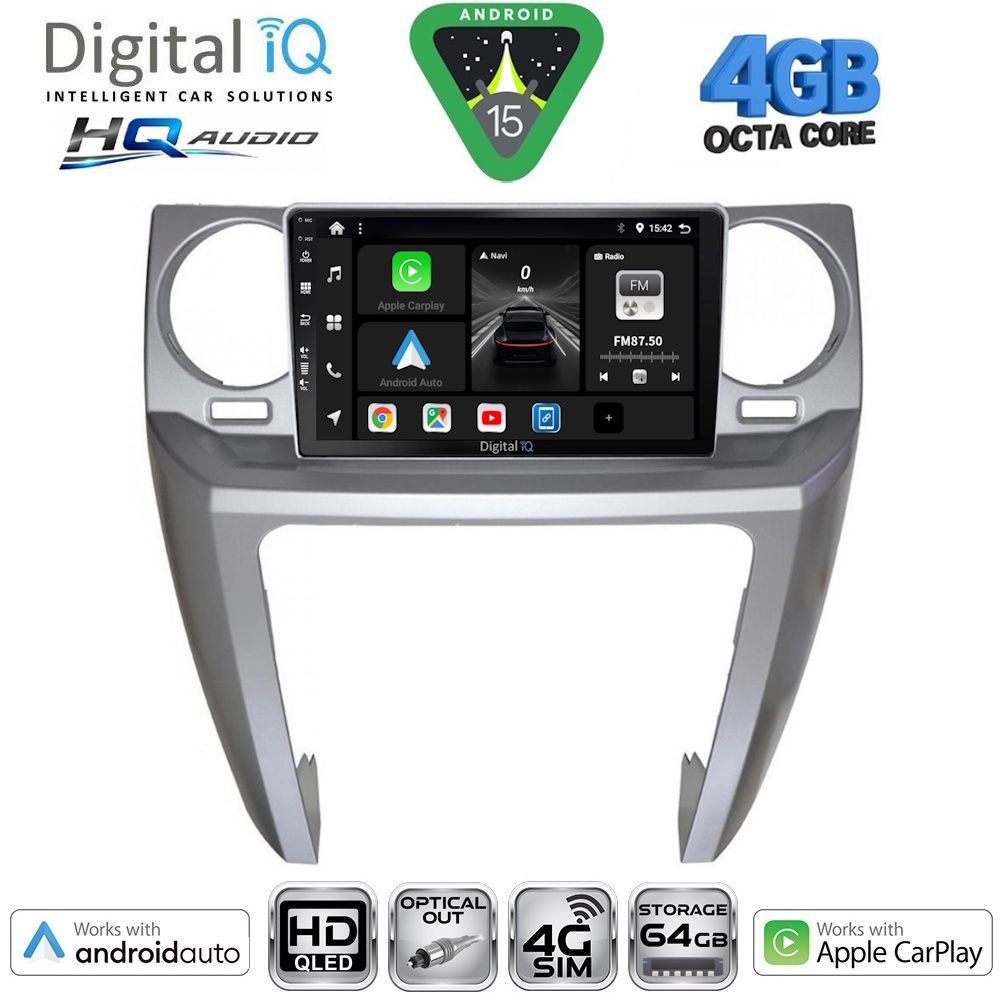 DIGITAL IQ BXK 19335_CPAA (9inc) MULTIMEDIA TABLET for LAND ROVER DISCOVERY 3 mod. 2004-2009