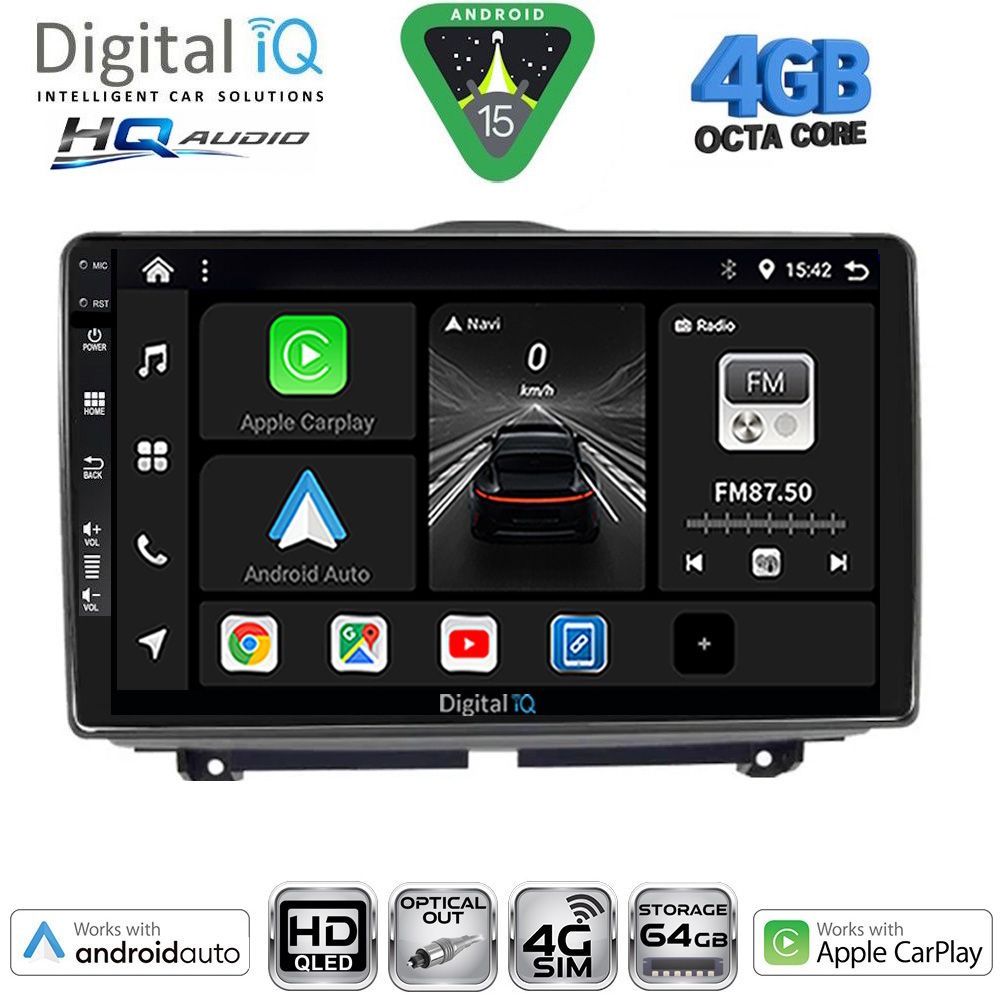 DIGITAL IQ BXK 19338_CPAA (9inc) MULTIMEDIA TABLET for LADA GRANTA mod. 2012-2026
