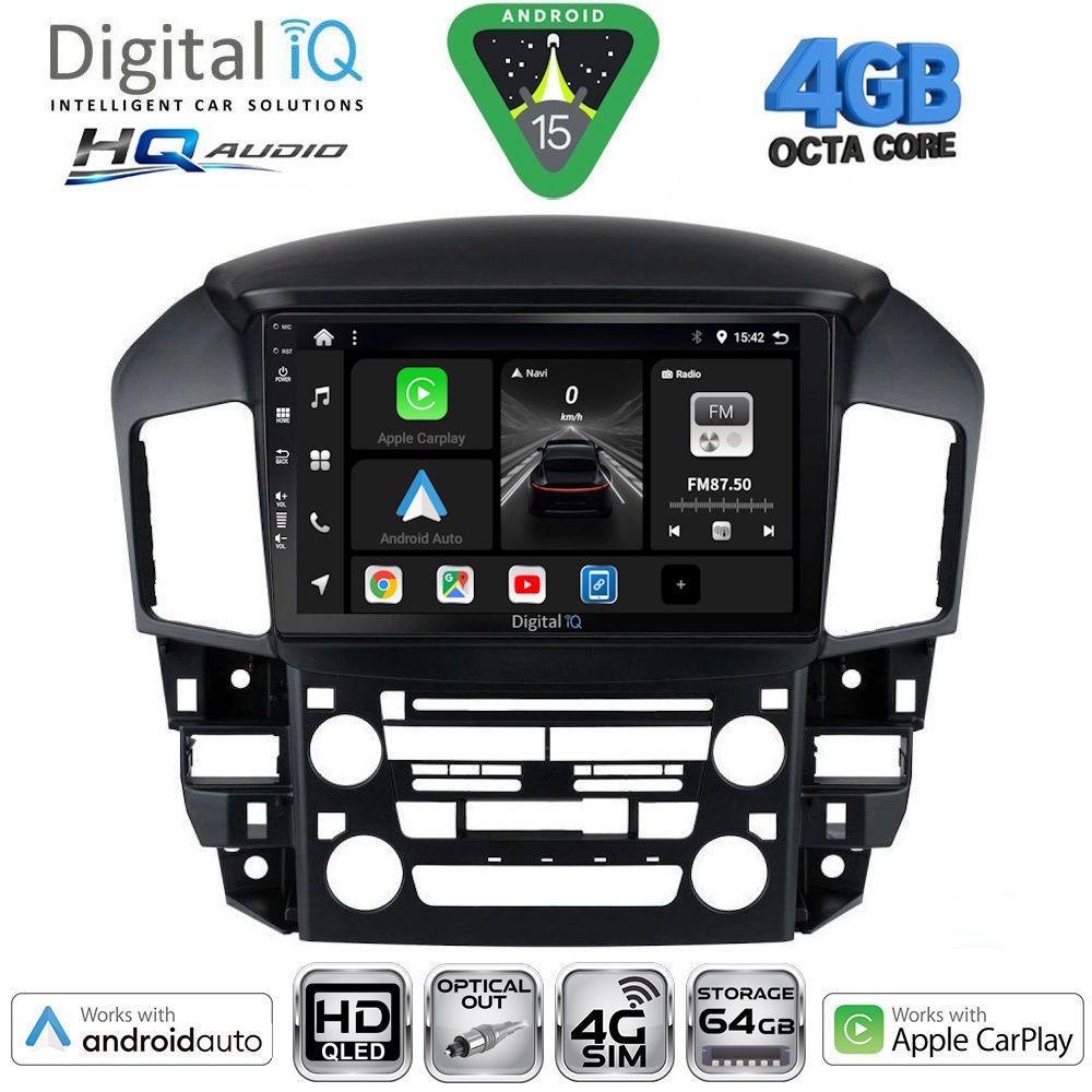 DIGITAL IQ BXK 19344_CPAA (9inc) MULTIMEDIA TABLET for LEXUS RX 300 mod. 1998-2003