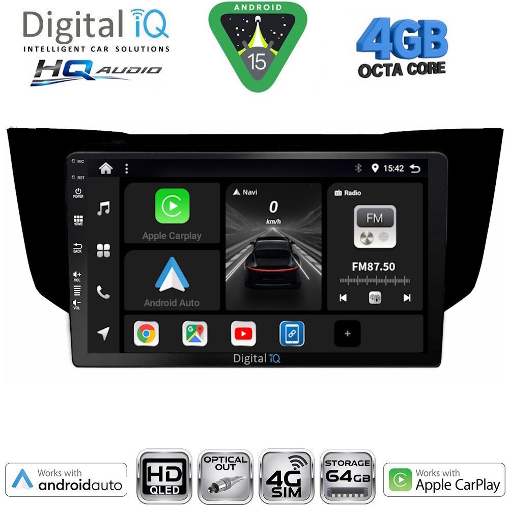 DIGITAL IQ BXK 19345BL_CPAA (9inc) MULTIMEDIA TABLET for LEXUS RX 300 – 400 mod. 2003-2008