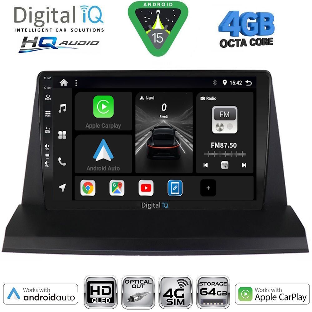 DIGITAL IQ BXK 19350_CPAA (9inc) MULTIMEDIA TABLET for LEXUS NX 200 mod. 2014-2022