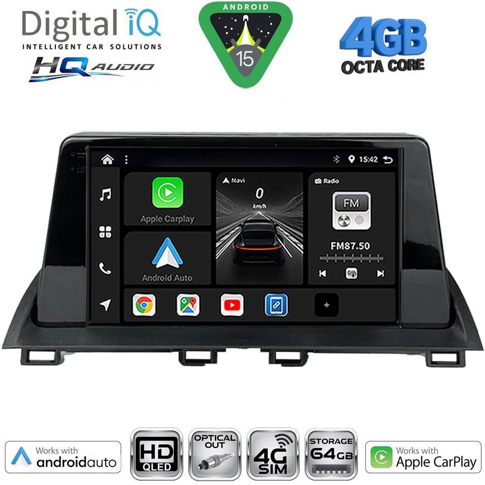 DIGITAL IQ BXK 19367_CPAA (9inc) MULTIMEDIA TABLET for MAZDA 3 mod. 2014-2019