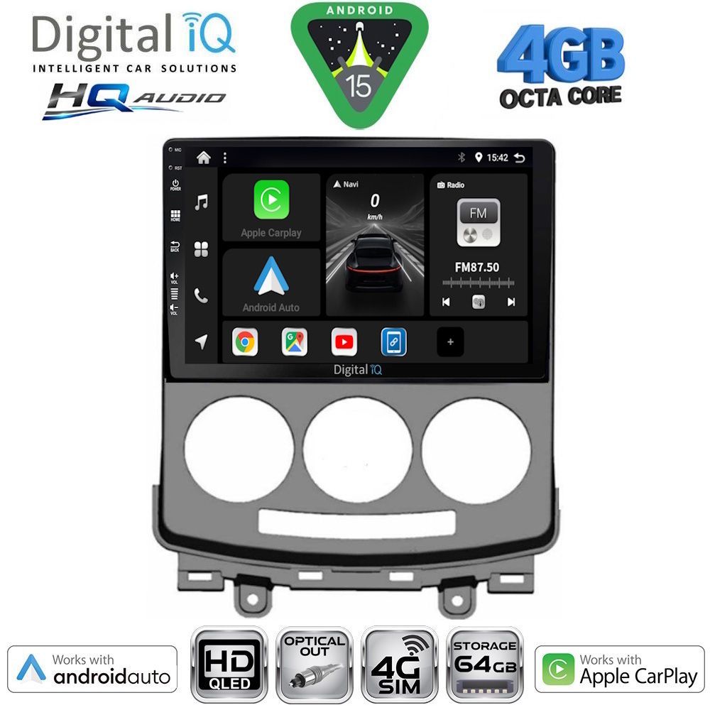 DIGITAL IQ BXK 19370_CPAA (9inc) MULTIMEDIA TABLET for MAZDA 5 mod. 2004-2010