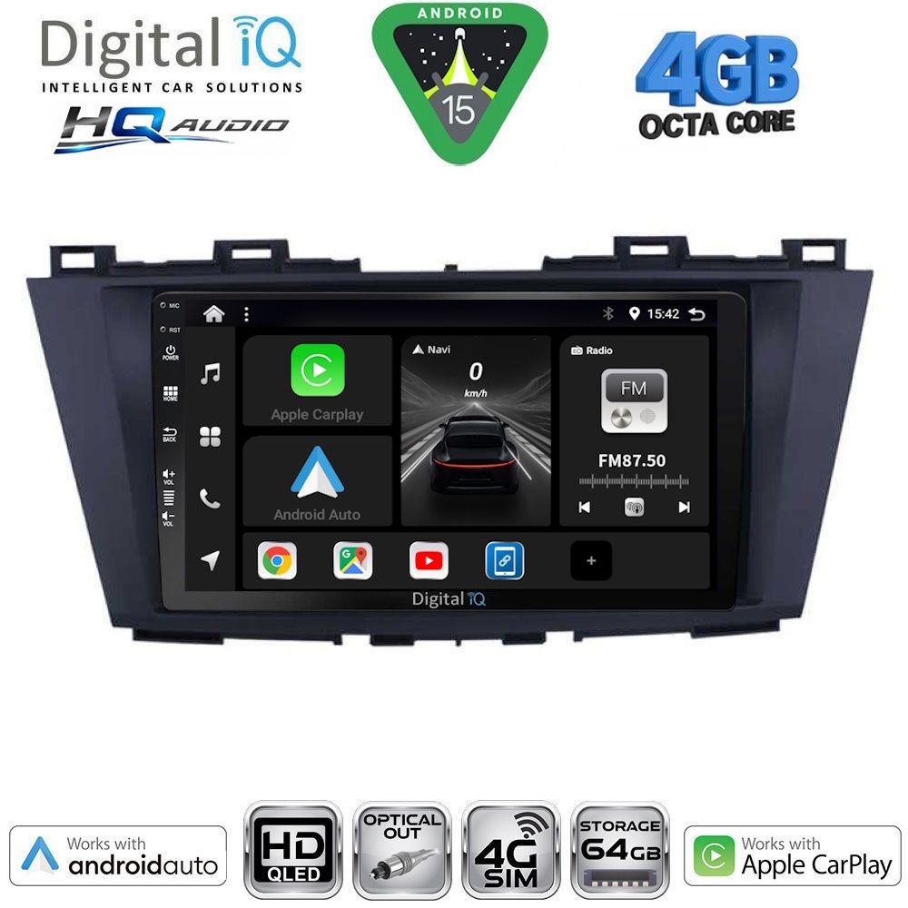 DIGITAL IQ BXK 19371_CPAA (9inc) MULTIMEDIA TABLET for MAZDA 5 mod. 2011-2020
