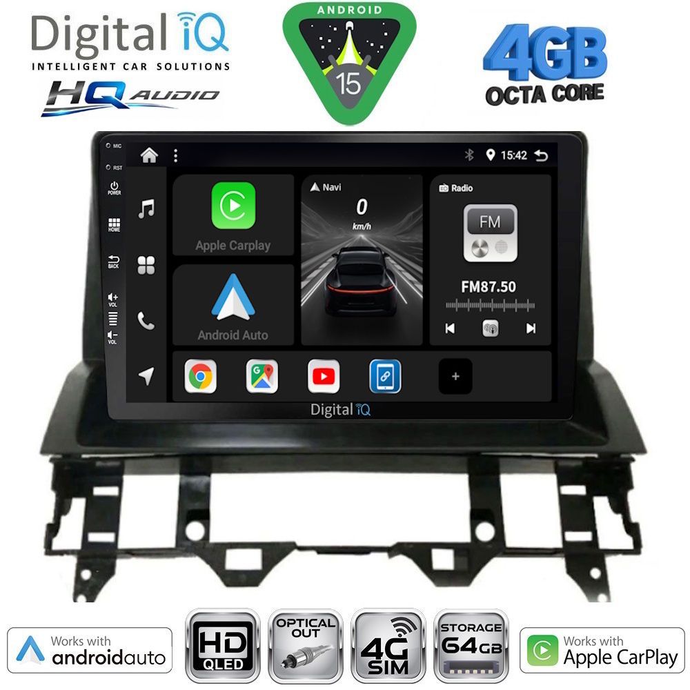 DIGITAL IQ BXK 19376_CPAA DASH (10inc) MULTIMEDIA TABLET for MAZDA 6 mod. 2002-2008