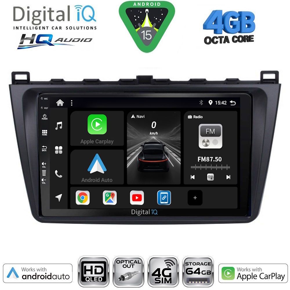DIGITAL IQ BXK 19377_CPAA (9inc) MULTIMEDIA TABLET for MAZDA 6 mod. 2008-2012