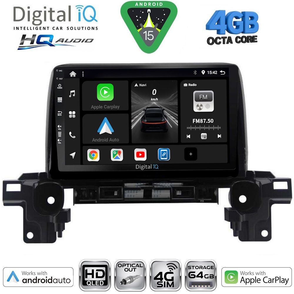 DIGITAL IQ BXK 19381_CPAA (9inc) MULTIMEDIA TABLET for MAZDA CX5 mod. 2017-2025