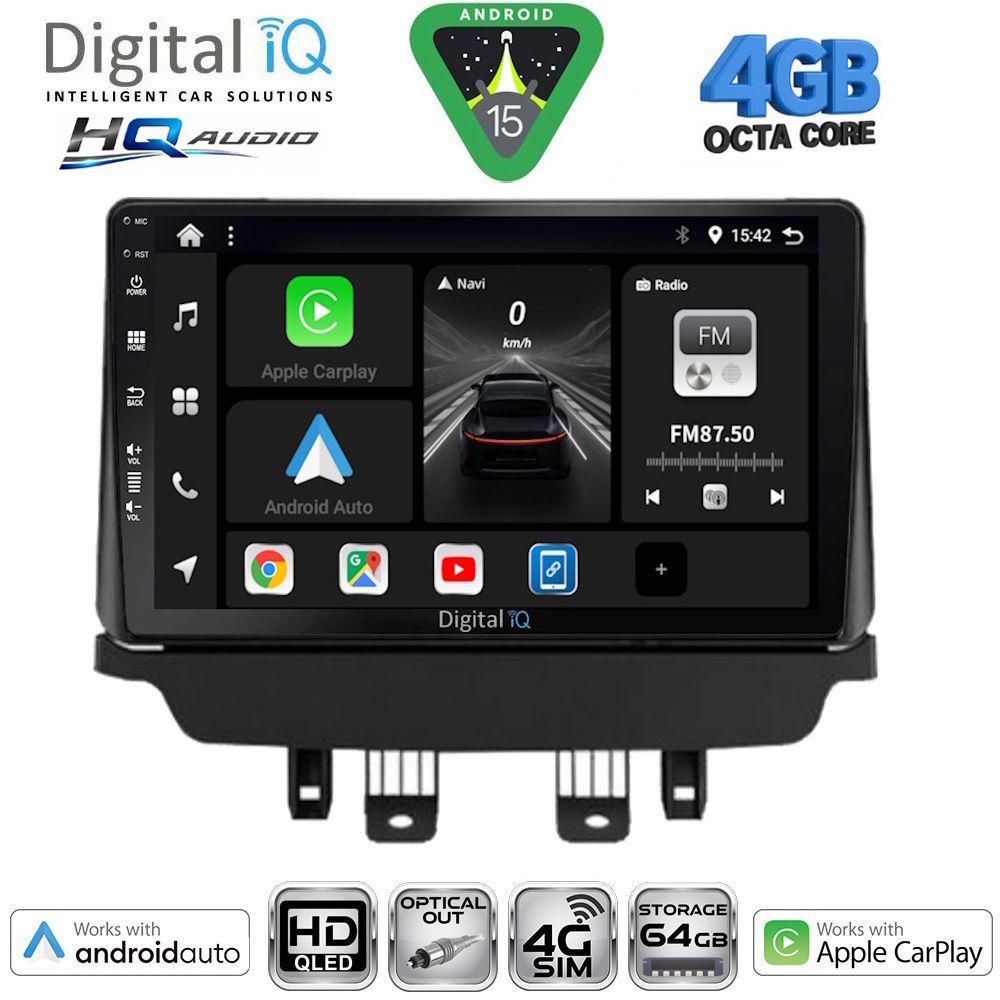 DIGITAL IQ BXK 19384_CPAA (9inc) MULTIMEDIA TABLET for MAZDA CX3 mod. 2014-2023