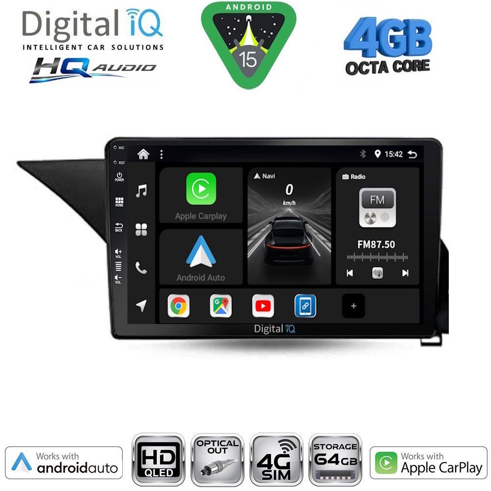 DIGITAL IQ BXK 19410_CPAA (10inc) MULTIMEDIA TABLET for MERCEDES E (W212) mod. 2012-2014 (NTG 4.5)