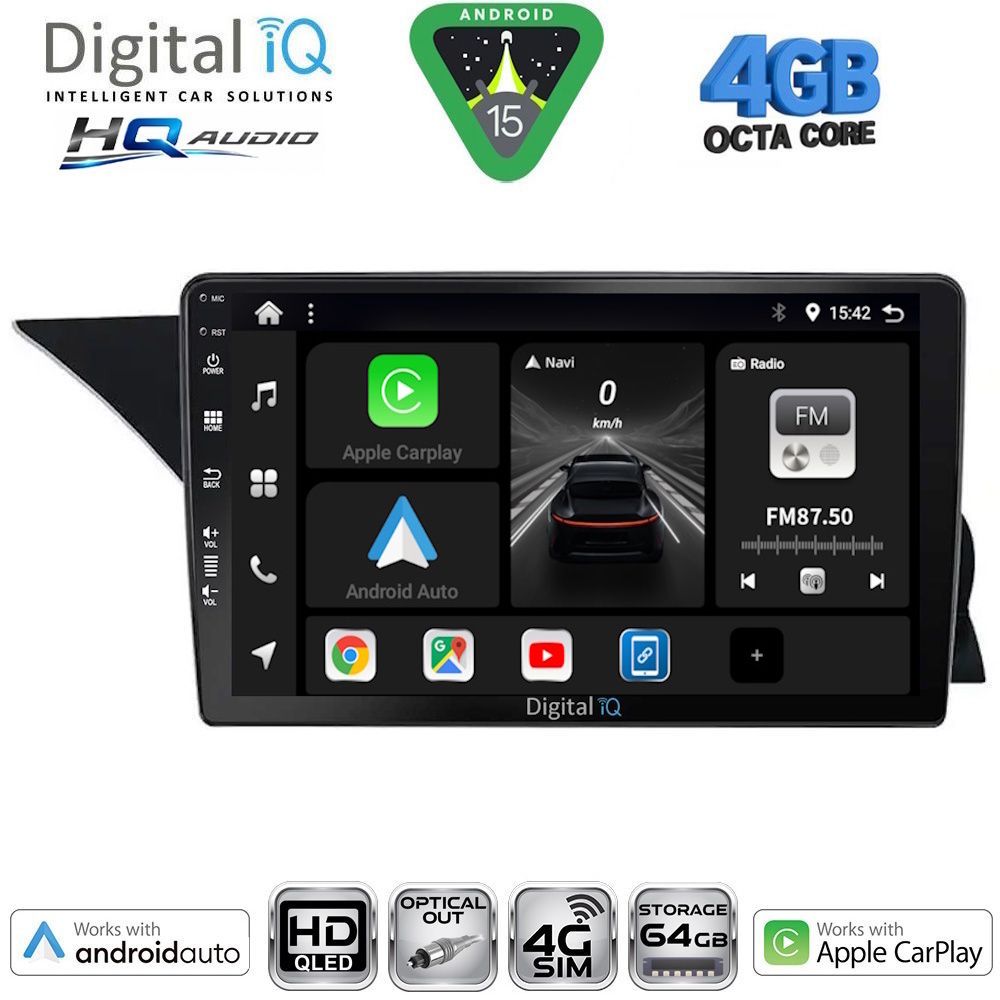DIGITAL IQ BXK 19411_CPAA (9inc) (NTG 4.0) MULTIMEDIA TABLET for MERCEDES GLK (X204) mod. 2008-2012