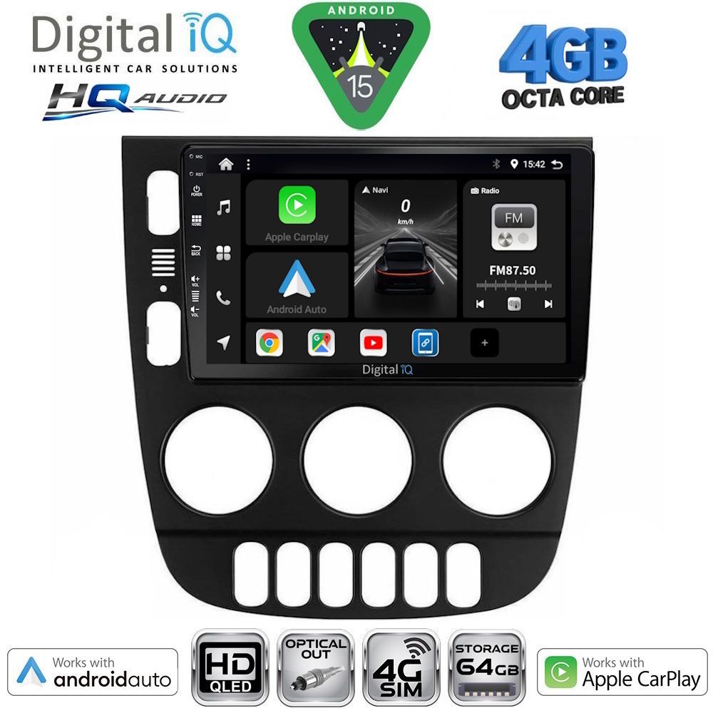 DIGITAL IQ BXK 19413_CPAA (9inc) MULTIMEDIA TABLET for MERCEDES ML (W163) mod. 2002-2005