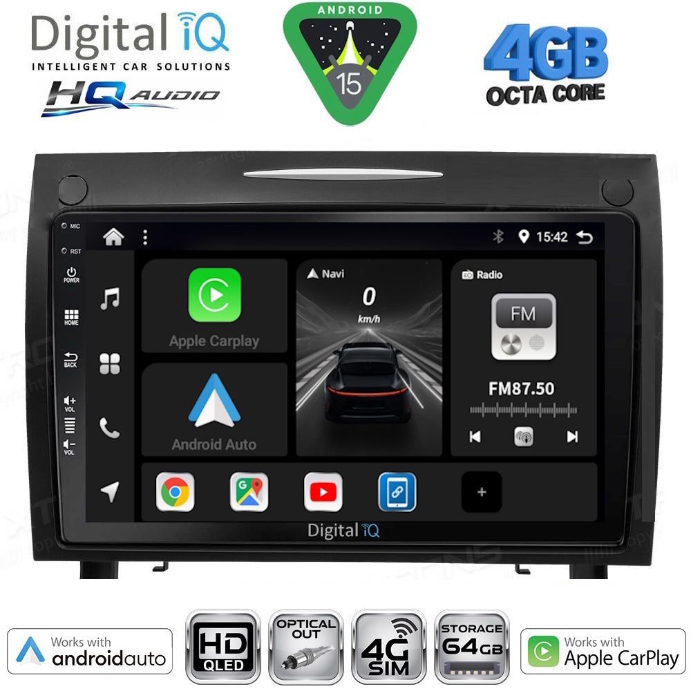 DIGITAL IQ BXK 19419_CPAA (9inc) MULTIMEDIA TABLET for MERCEDES SLK R171 mod. 2004-2010