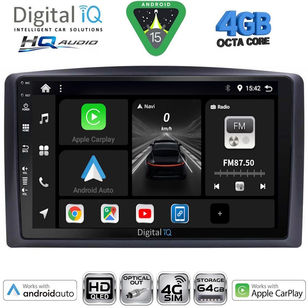 DIGITAL IQ BXK 19421_CPAA (10inc) MULTIMEDIA TABLET for MERCEDES VITO – VIANO  (W447) mod. 2015-2022