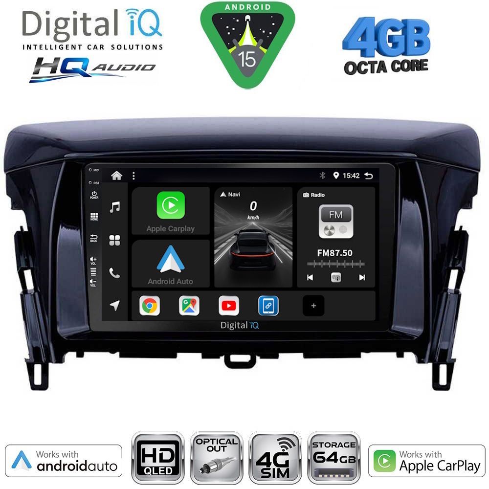 DIGITAL IQ BXK 19432_CPAA (9inc) MULTIMEDIA TABLET for MITSUBISHI ECLIPSE CROSS mod. 2018-2026