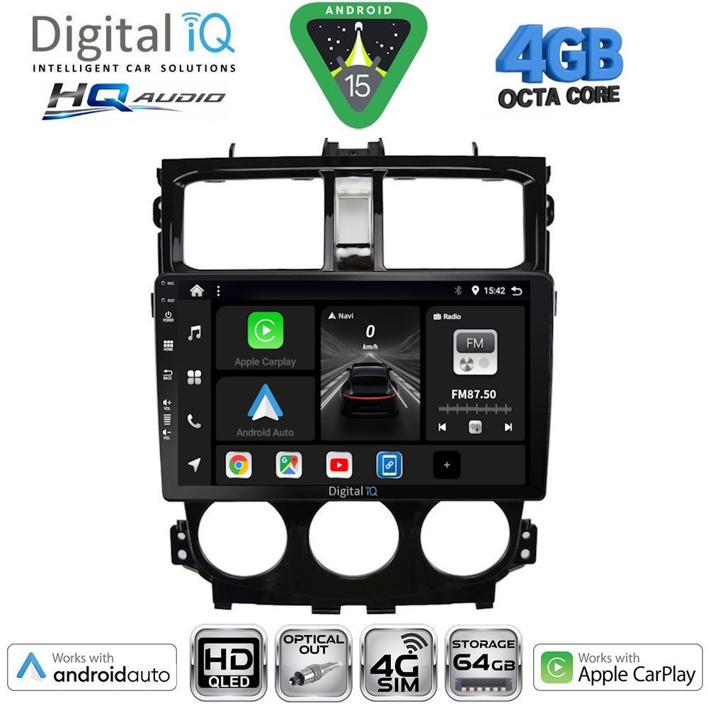 DIGITAL IQ BXK 19435_CPAA (9inc) MULTIMEDIA TABLET for MITSUBISHI COLT mod. 2013-2023