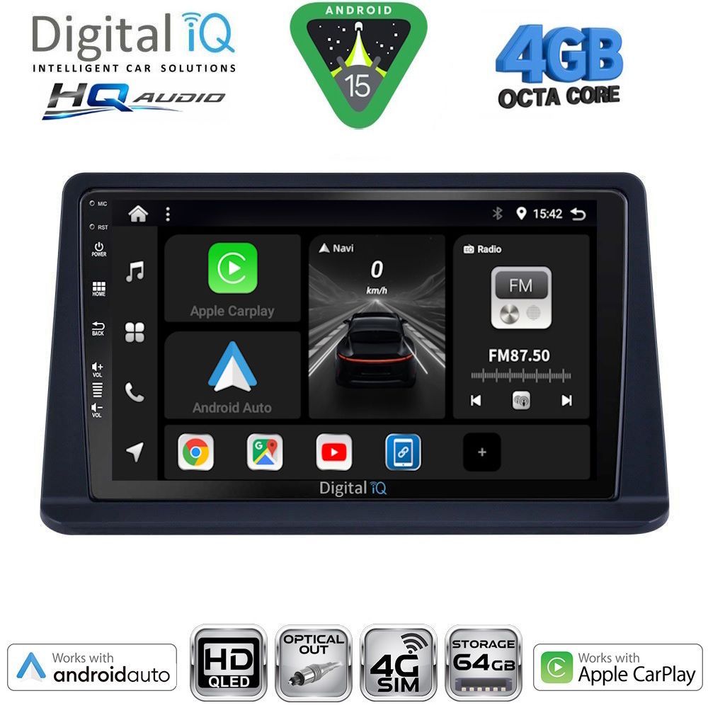 DIGITAL IQ BXK 19445_CPAA (9inc) MULTIMEDIA TABLET for MITSUBISHI PAJERO mod. 1999-2006