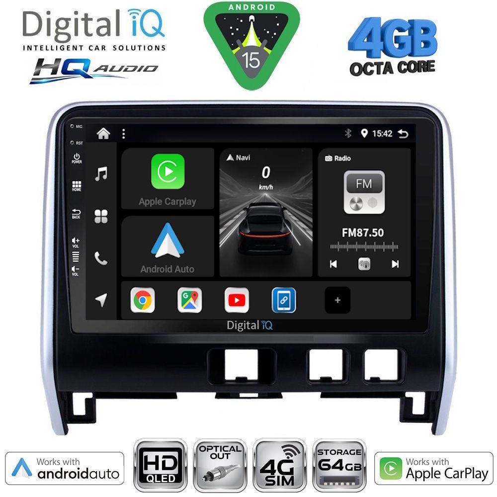 DIGITAL IQ BXK 19471_CPAA (10inc) MULTIMEDIA TABLET for NISSAN SERENA mod. 2016-2022