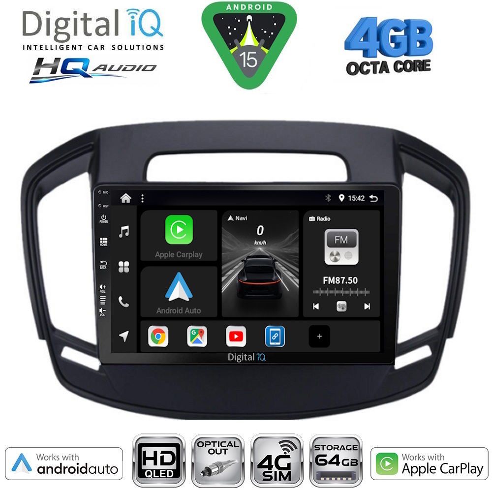 DIGITAL IQ BXK 19492_CPAA (9inc) MULTIMEDIA TABLET for OPEL INSIGNIA mod.2014-2017