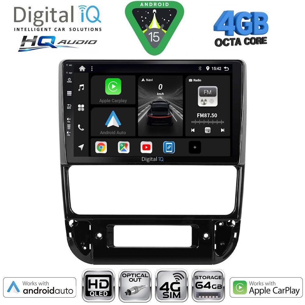 DIGITAL IQ BXK 19516_CPAA (9inc) MULTIMEDIA TABLET for PEUGEOT 406 mod. 1998-2004