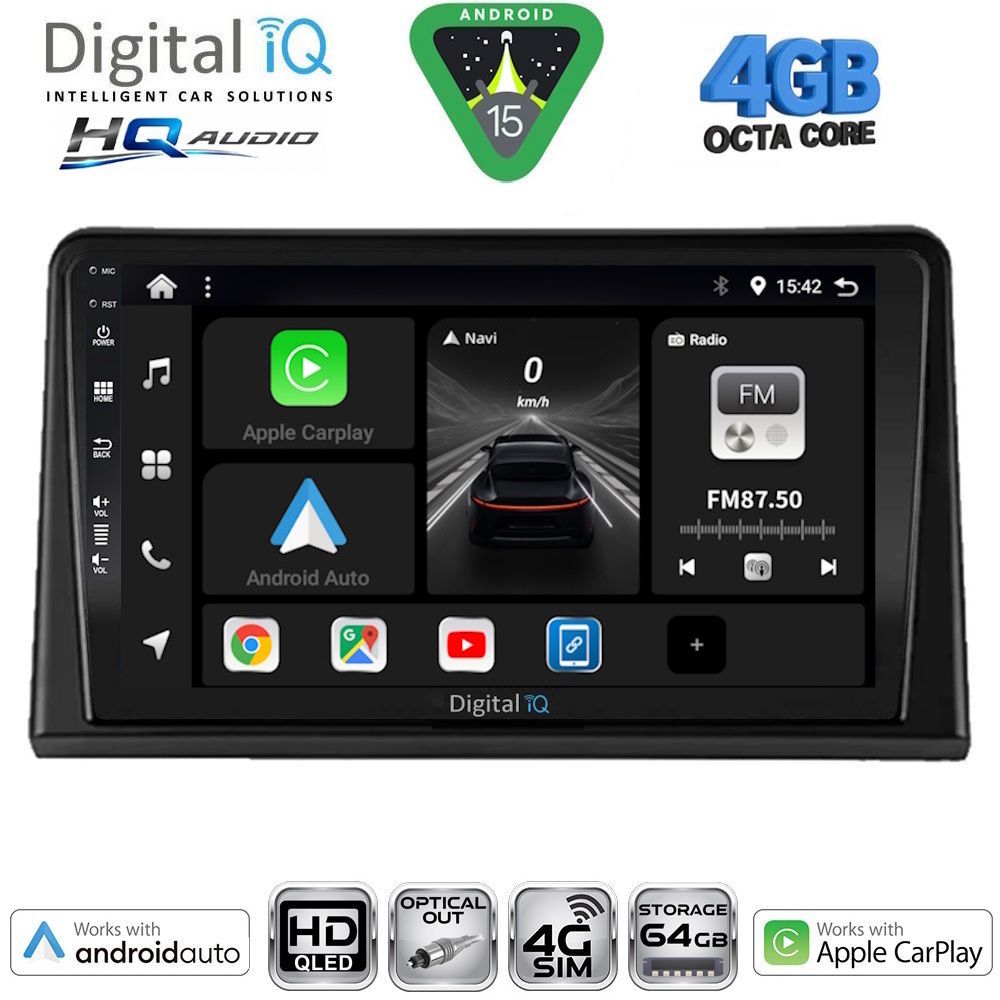 DIGITAL IQ BXK 19548_CPAA (9inc) MULTIMEDIA TABLET for RENAULT EXPRESS mod. 2020-2026