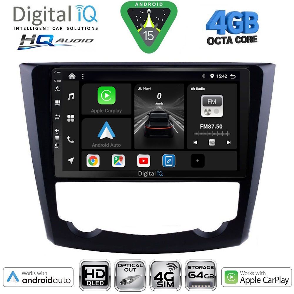 DIGITAL IQ BXK 19549_CPAA (9inc) MULTIMEDIA TABLET for RENAULT KADJAR mod. 2015-2022