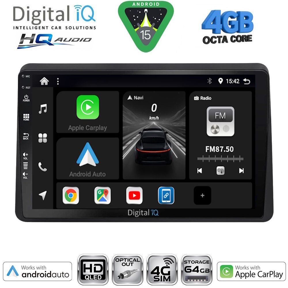 DIGITAL IQ BXK 19553_CPAA (10inc) MULTIMEDIA TABLET for NISSAN NV400 – OPEL MOVANO – RENAULT MASTER mod. 2020-2026