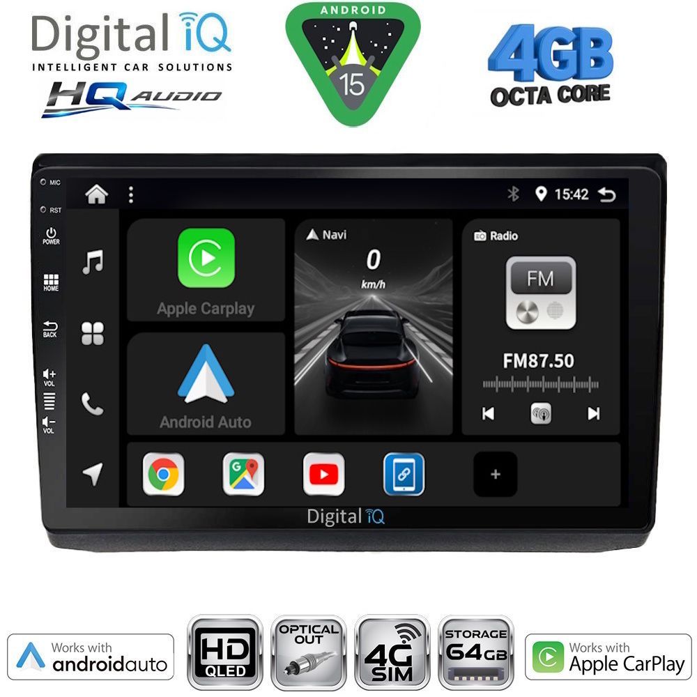 DIGITAL IQ BXK 19558_CPAA (10inc) MULTIMEDIA TABLET for OPEL VIVARO – RENAULT TRAFIC - NISSAN PRIMASTAR mod. 2004-2015