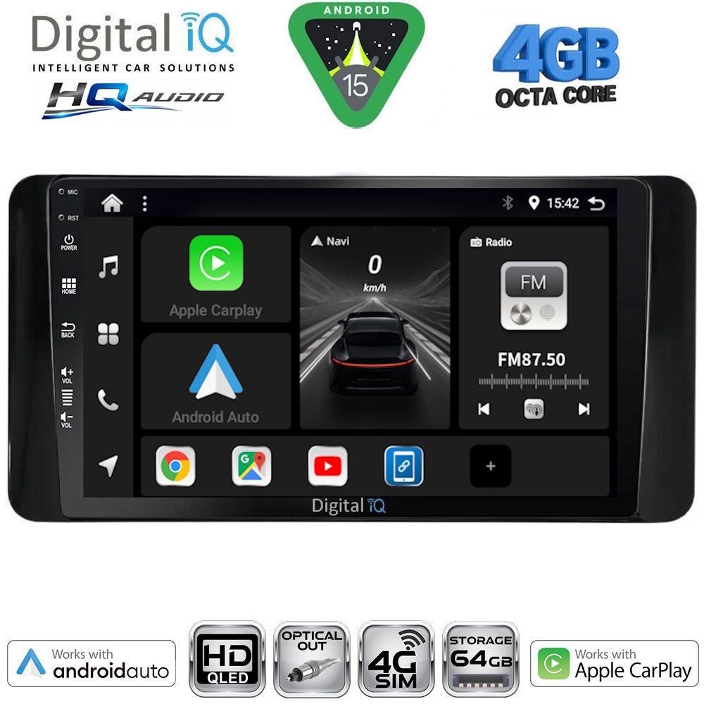 DIGITAL IQ BXK 19778_CPAA (10inc) MULTIMEDIA TABLET for TOYOTA LAND CRUISER LC300 mod. 2023-2026