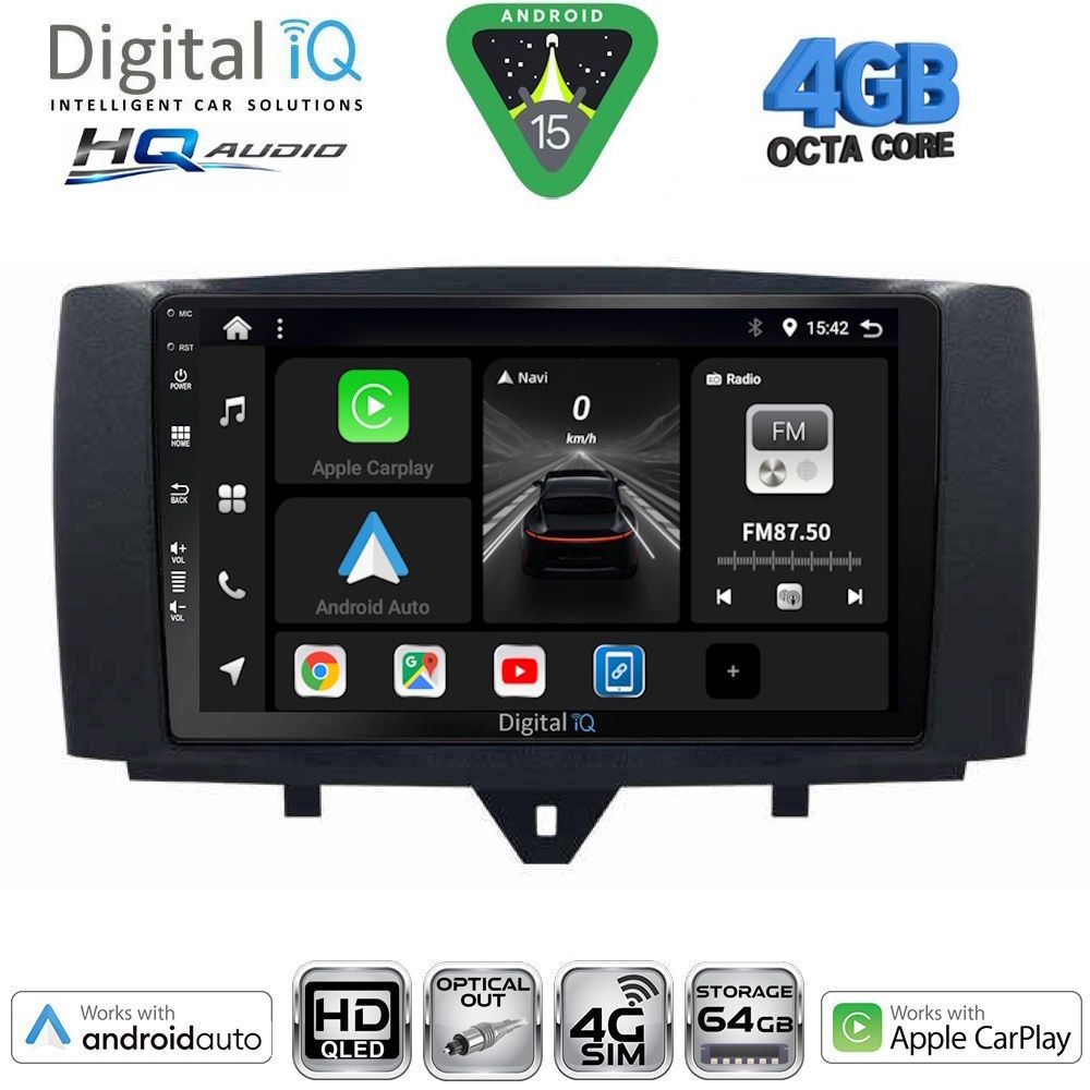 DIGITAL IQ BXK 19622_CPAA (9inc) MULTIMEDIA TABLET for SMART (451) mod. 2010-2015