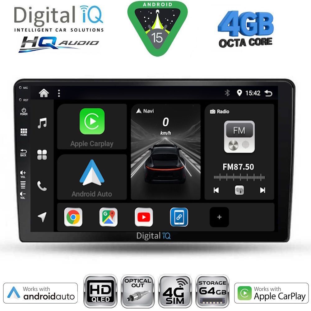 DIGITAL IQ BXK 19656_CPAA (9inc) MULTIMEDIA TABLET for SSANGYONG REXTON mod. 2002-2006