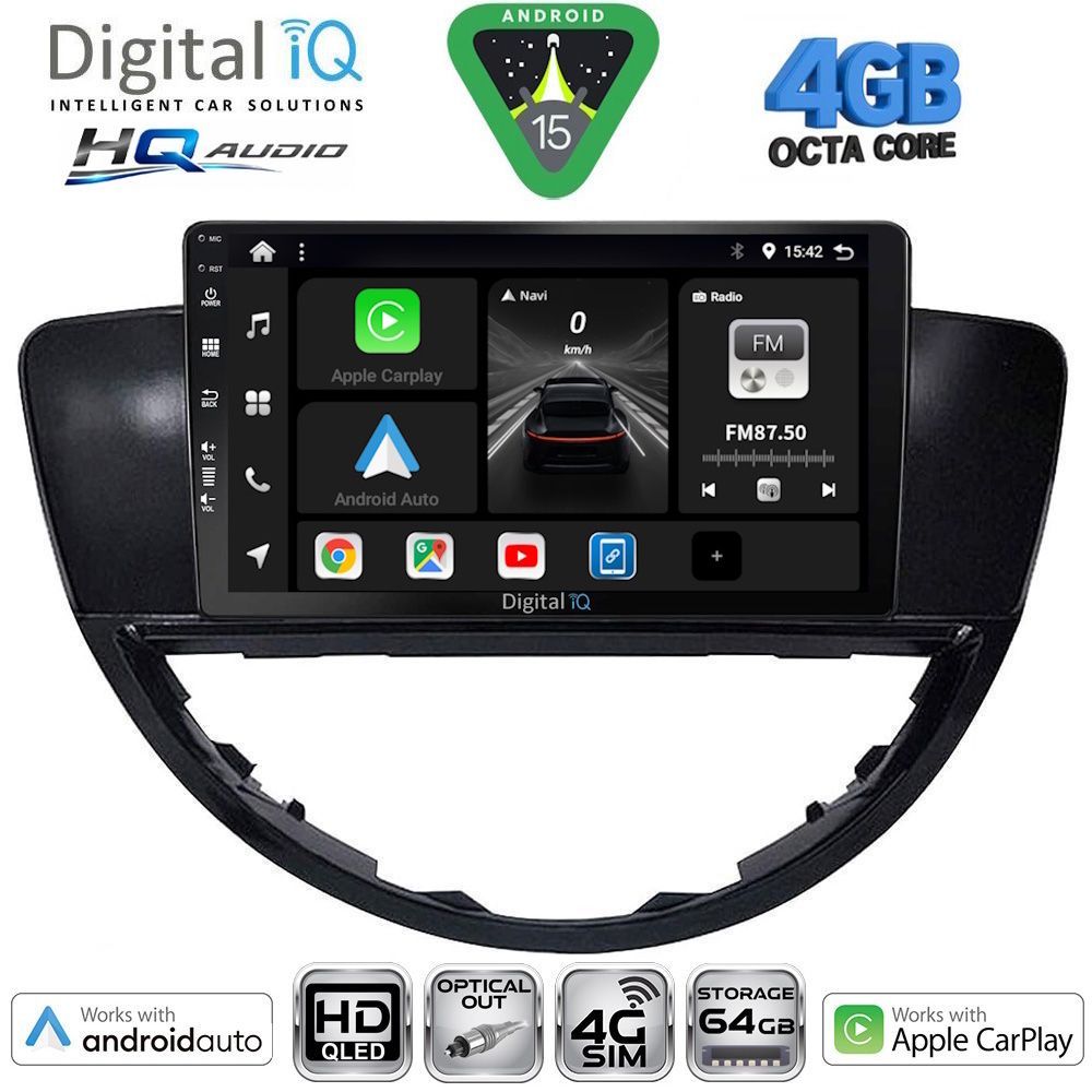 DIGITAL IQ BXK 19660_CPAA (9inc) MULTIMEDIA TABLET for SUBARU TRIBECA mod. 2007-2014
