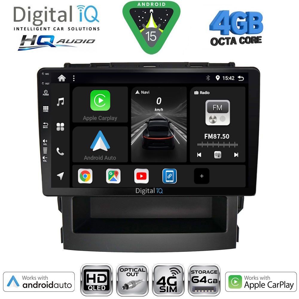 DIGITAL IQ BXK 19664_CPAA (9inc) MULTIMEDIA TABLET for SUBARU FORESTER - IMPREZA mod. 2019-2025