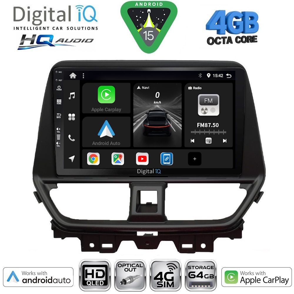 DIGITAL IQ BXK 19673_CPAA (9inc) MULTIMEDIA TABLET for SUZUKI BALENO mod. 2022-2026