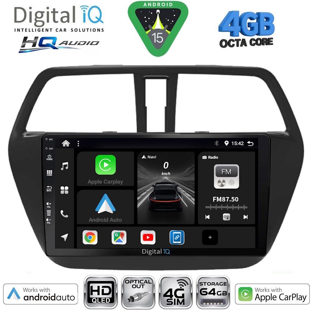 DIGITAL IQ BXK 19689_CPAA (9inc) MULTIMEDIA TABLET for SUZUKI SX4 S-CROSS mod. 2014-2021