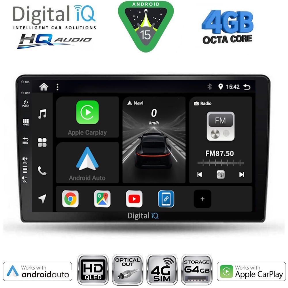 DIGITAL IQ BXK 19711A_CPAA (9inc) MULTIMEDIA TABLET for TOYOTA COROLLA VERSO mod. 2000-2004