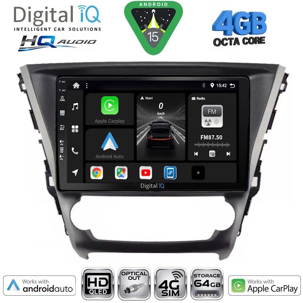 DIGITAL IQ BXK 19706_CPAA (10inc) MULTIMEDIA TABLET for TOYOTA AVENSIS mod. 2016-2019