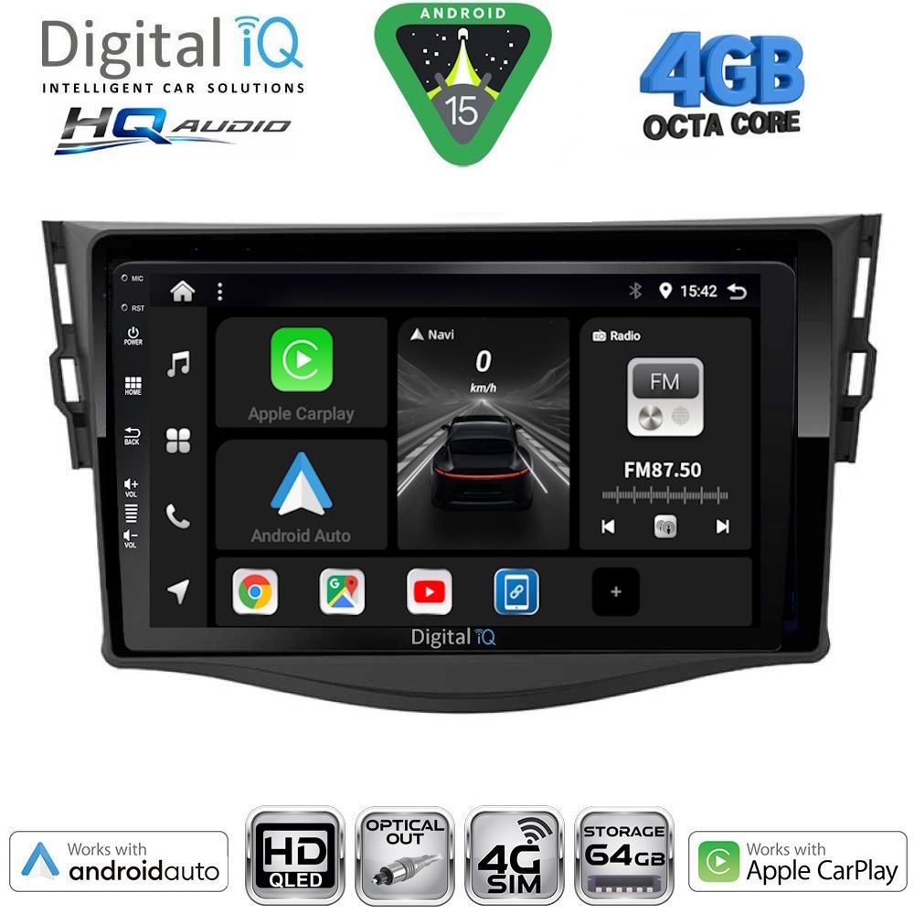 DIGITAL IQ BXK 19731_CPAA (9inc) MULTIMEDIA TABLET for TOYOTA RAV 4 mod. 2006-2012