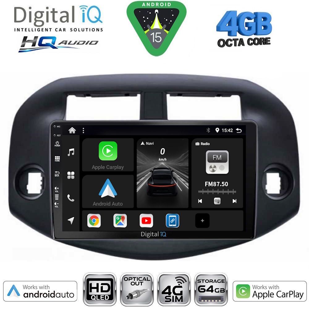 DIGITAL IQ BXK 19732_CPAA (10inc) MULTIMEDIA TABLET for TOYOTA RAV 4 mod. 2006-2012