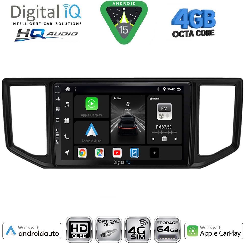 DIGITAL IQ BXK 19753_CPAA (10inc) MULTIMEDIA TABLET for VW CRAFTER mod. 2017-2026