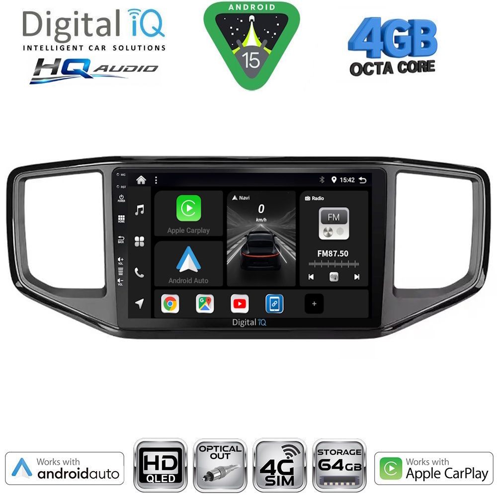 DIGITAL IQ BXK 19754_CPAA (9inc) MULTIMEDIA TABLET for VW AMAROK mod. 2017-2022