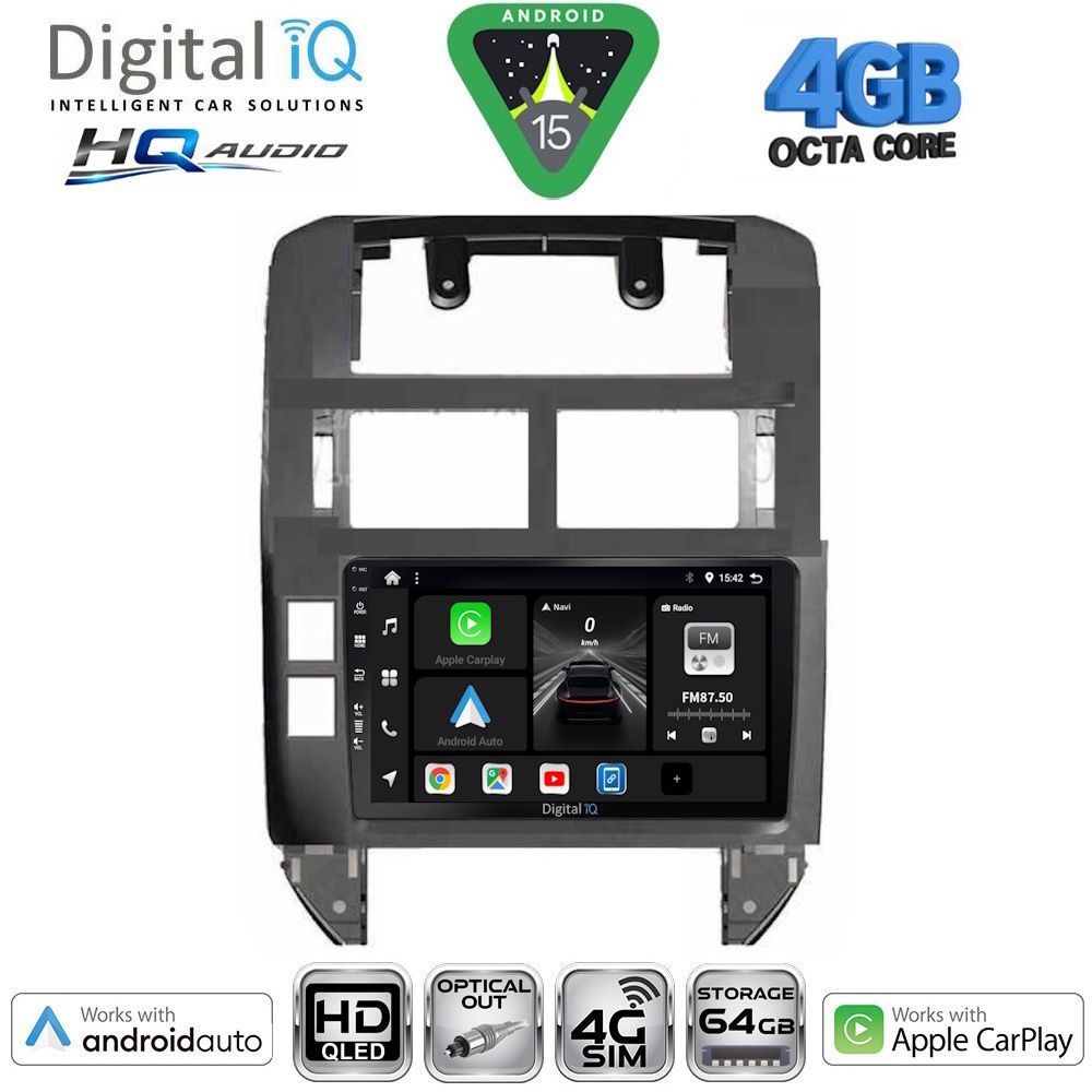 DIGITAL IQ BXK 19755_CPAA (9inc) MULTIMEDIA TABLET for VW POLO mod. 2002-2009
