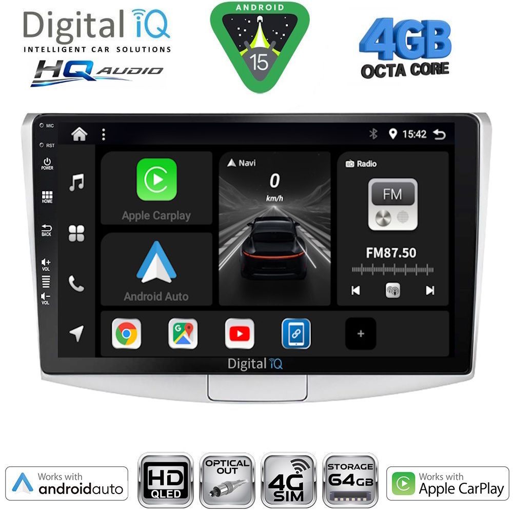 DIGITAL IQ BXK 19764_CPAA (10inc) MULTIMEDIA TABLET for VW PASSAT mod. 2010-2015