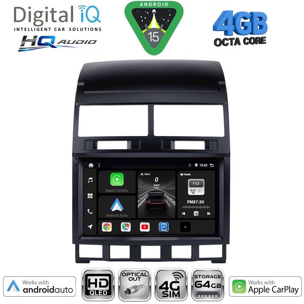 DIGITAL IQ BXK 19765_CPAA (9inc) MULTIMEDIA TABLET for VW TOUAREG mod. 2003-2011