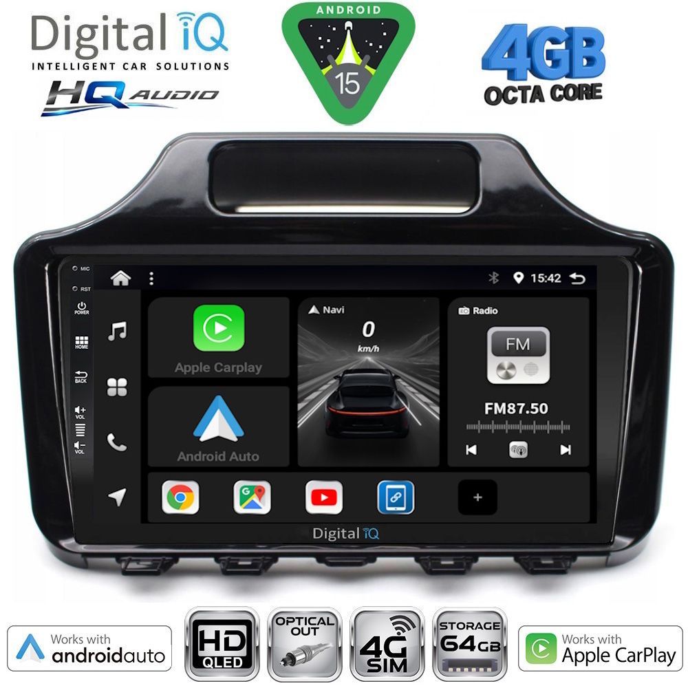 DIGITAL IQ BXK 19779_CPAA (9inc) MULTIMEDIA TABLET for TOYOTA IQ mod. 2008-2015 with ORIG. NAVI