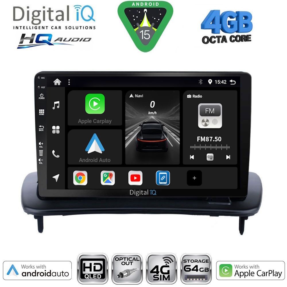 DIGITAL IQ BXK 19783_CPAA (9inc) MULTIMEDIA TABLET for VOLVO C30 - S40 mod. 2004-2013