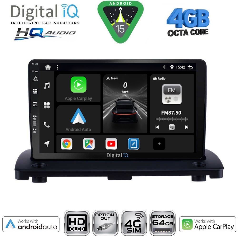 DIGITAL IQ BXK 19789_CPAA (9inc) MULTIMEDIA TABLET for VOLVO XC90 mod. 2002-2014