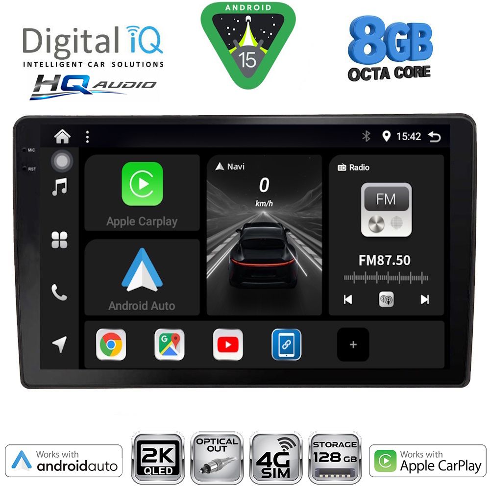 DIGITAL IQ BXK 20005_CPAA (10inc) MULTIMEDIA TABLET for AUDI A4 mod. 2008-2015