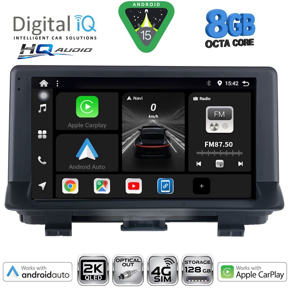 DIGITAL IQ BXK 20012_CPAA (9inc) MULTIMEDIA TABLET for AUDI Q3 mod. 2012-2018 (High Version)